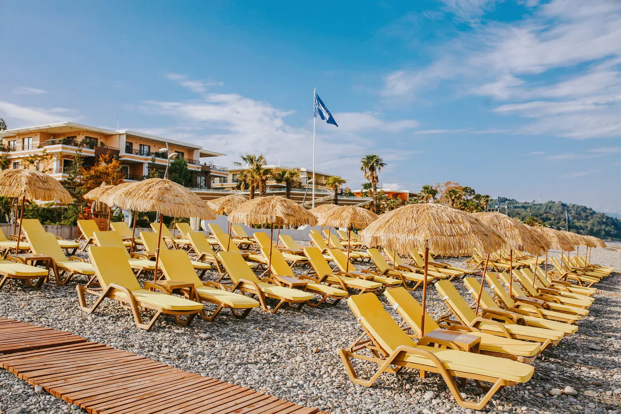 Private beach at Dreamland Oasis